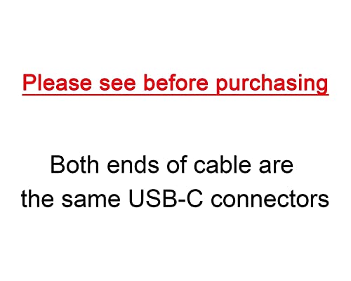 [10ft אורך] USB C ל- USB C 3.1 כבל GEN 2, 4K@60Hz VIDEO כבל תצוגה, נתוני 10GBPS, טעינה של 100 וואט,